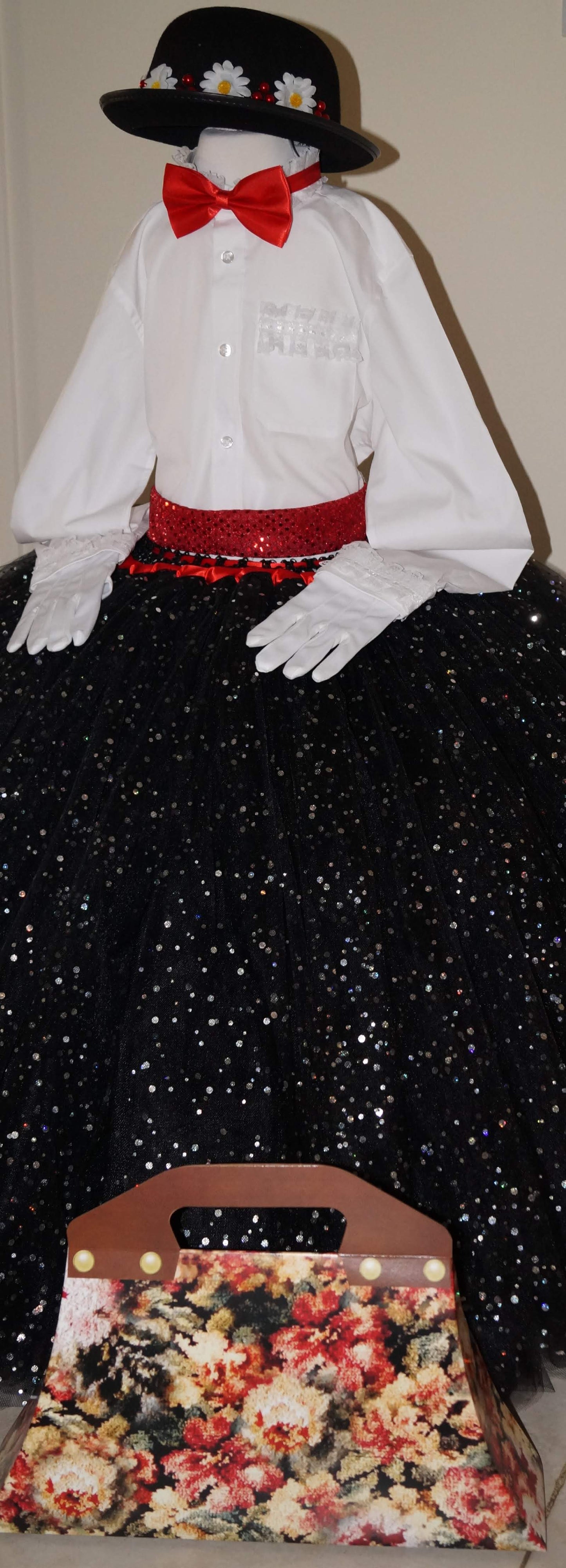 Mary Poppins Inspired Tutu Dress