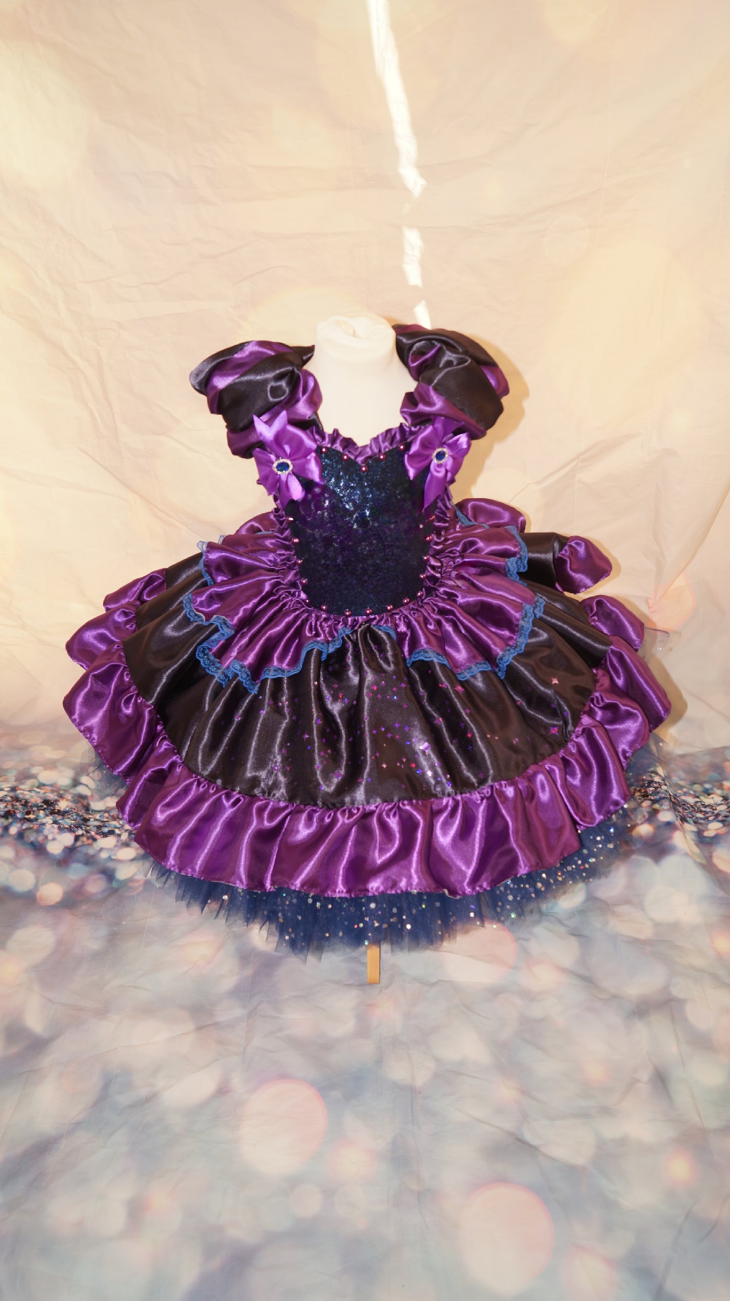 Galaxy Starry Night Inspired Tutu Dress
