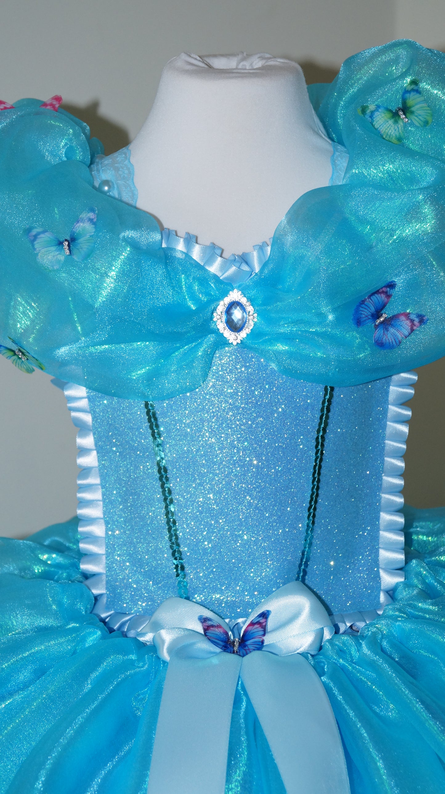 Disney Princess Cinderella Sparkle Butterfly Tutu Dress