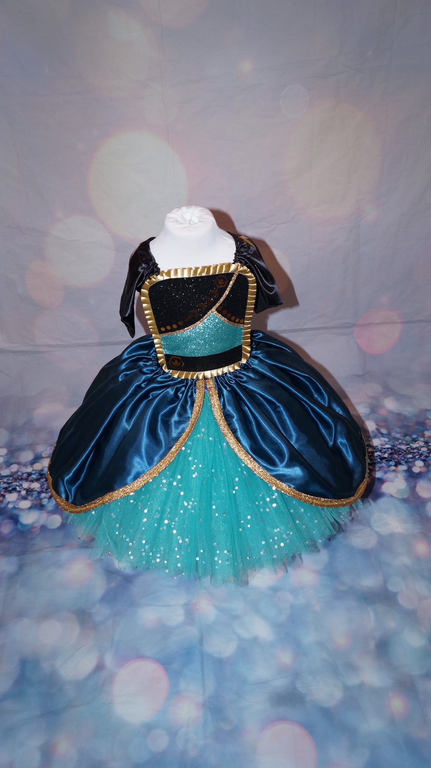 Disney Princess Anna Coronation Dress Frozen 2 Inspired Tutu Dress