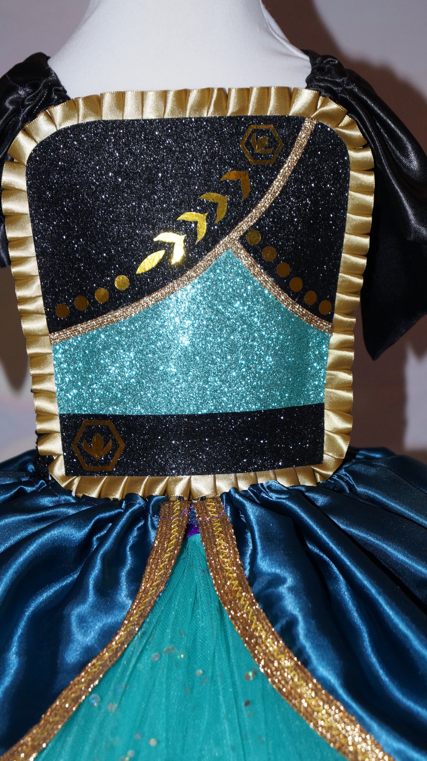 Disney Princess Anna Coronation Dress Frozen 2 Inspired Tutu Dress
