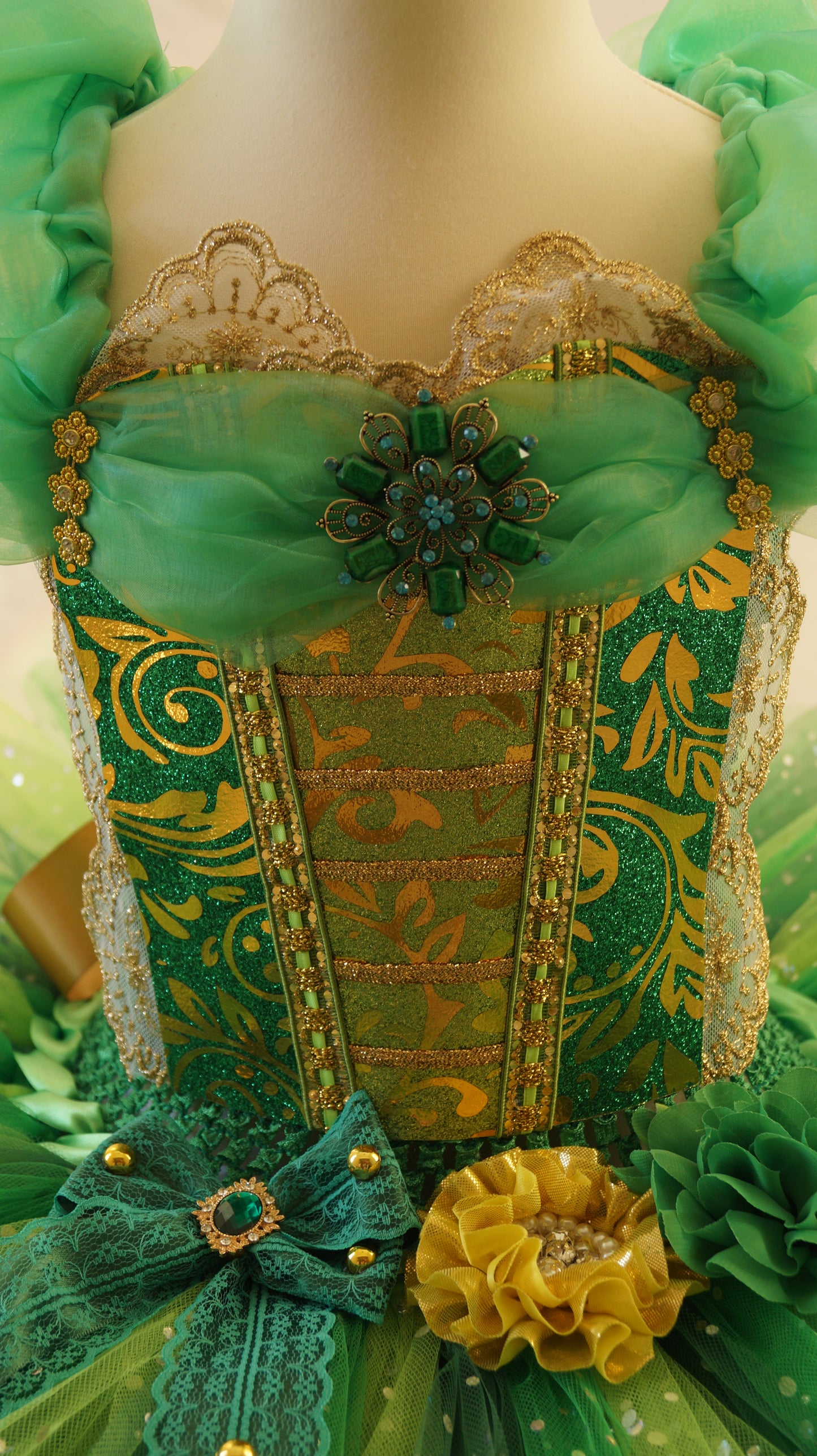Emerald City Wizard of Oz Inspired Tutu Dress