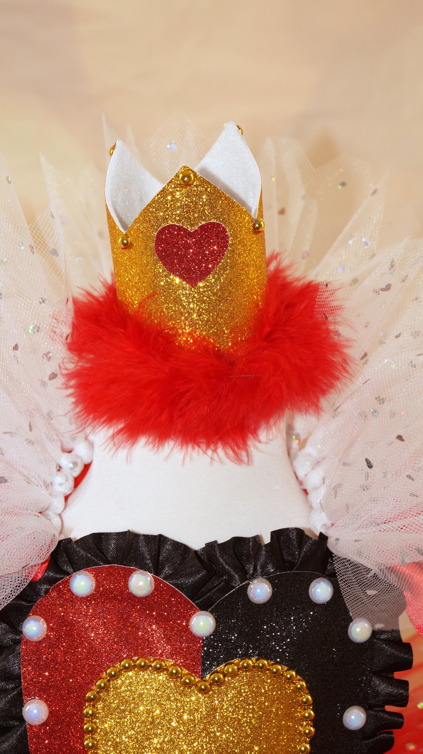 Quuen of Hearts Inspired Tutu Dress