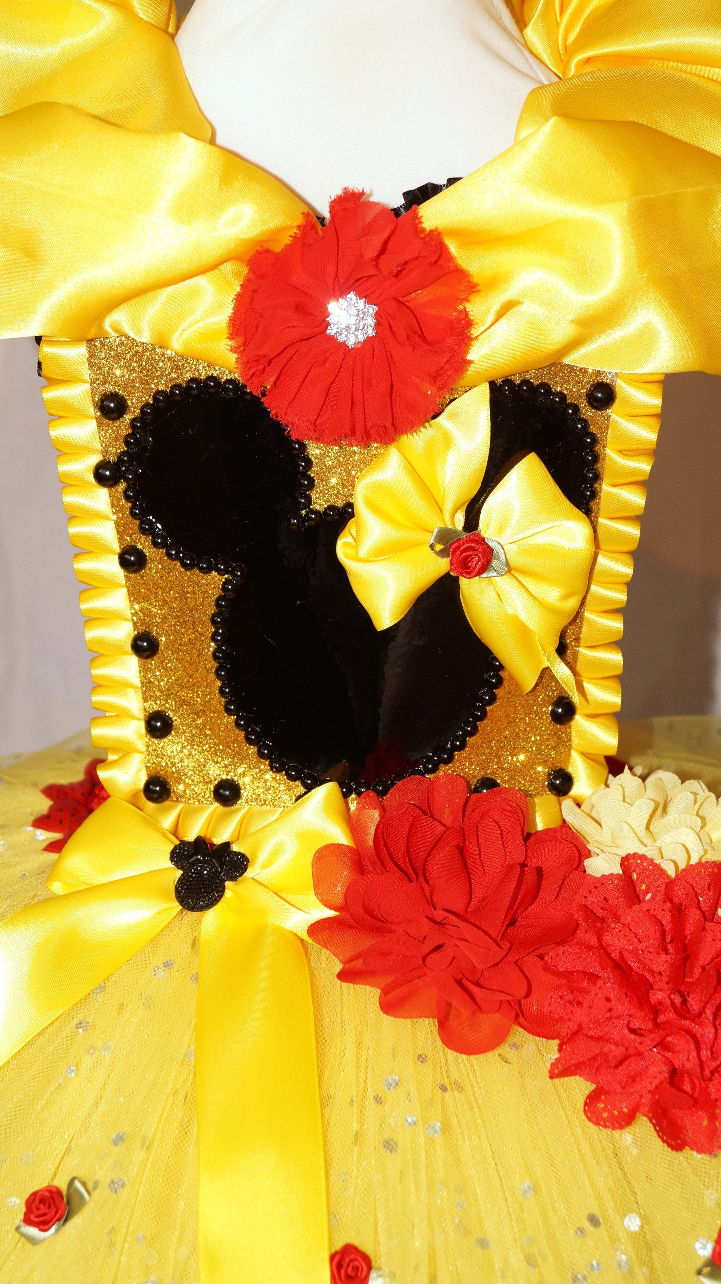 Disney Yellow Minnie Mouse Inspired Tutu Dress