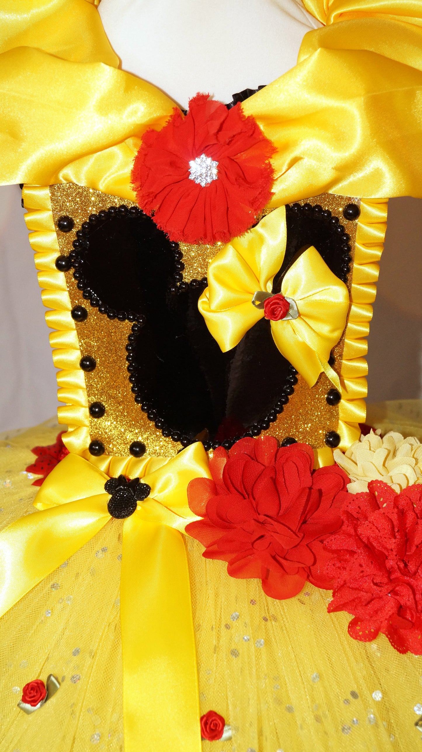 Disney Yellow Minnie Mouse Inspired Tutu Dress