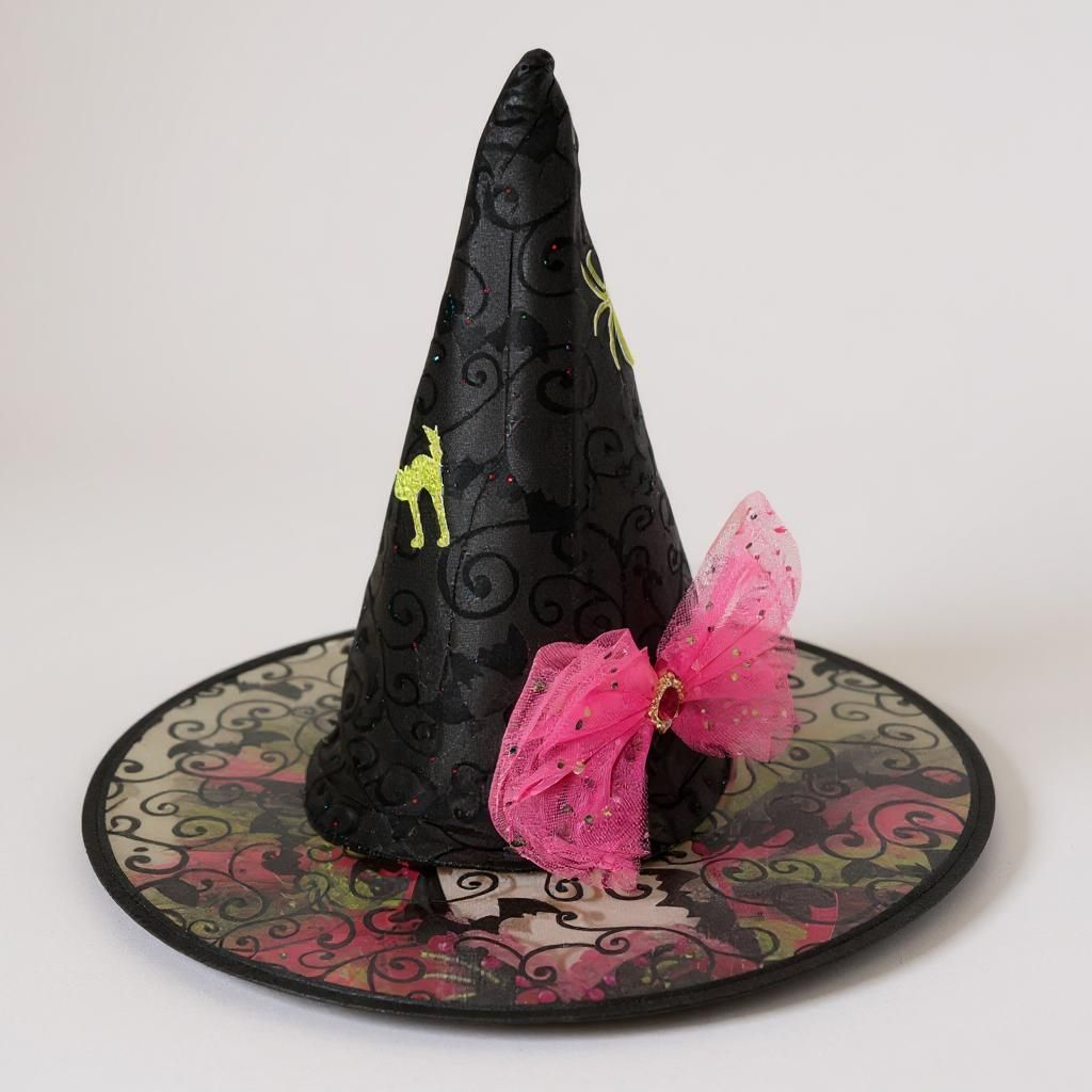 Pink and Green Halloween Witch Tutu Dress