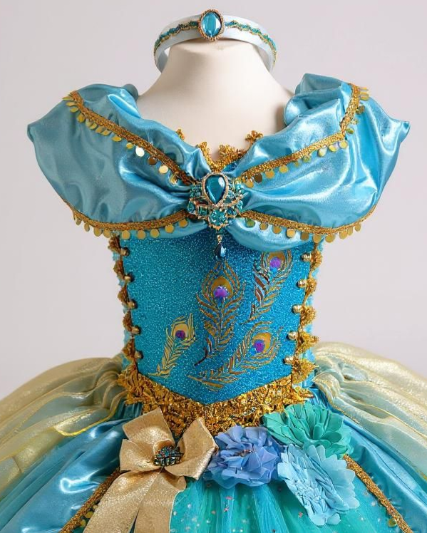 Disney Princess Deluxe Jasmine Aladdin Inspired Tutu Dress
