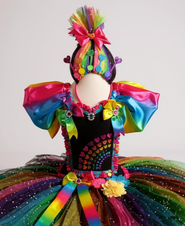 Trolls 2 Rock Poppy Inspired Tutu Dress