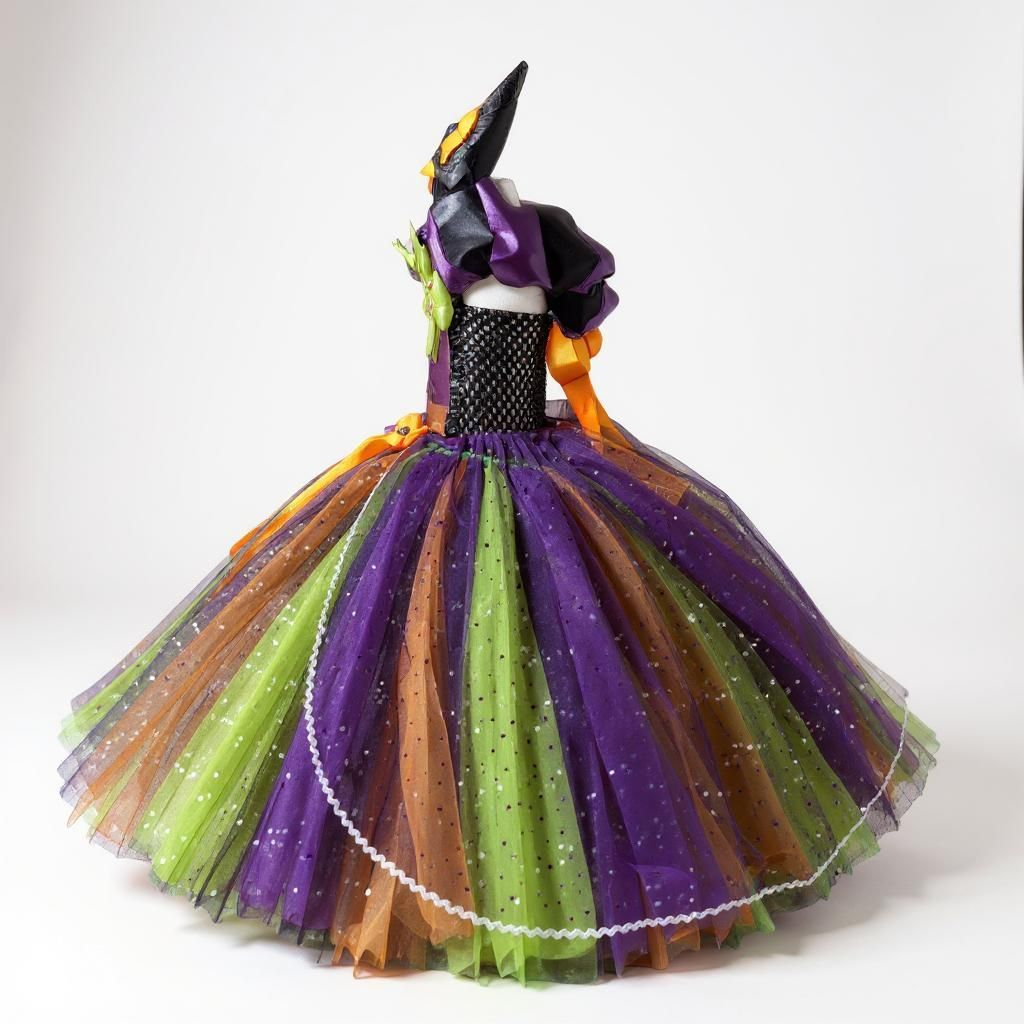 Halloween Minnie Mouse Witch Tutu Dress