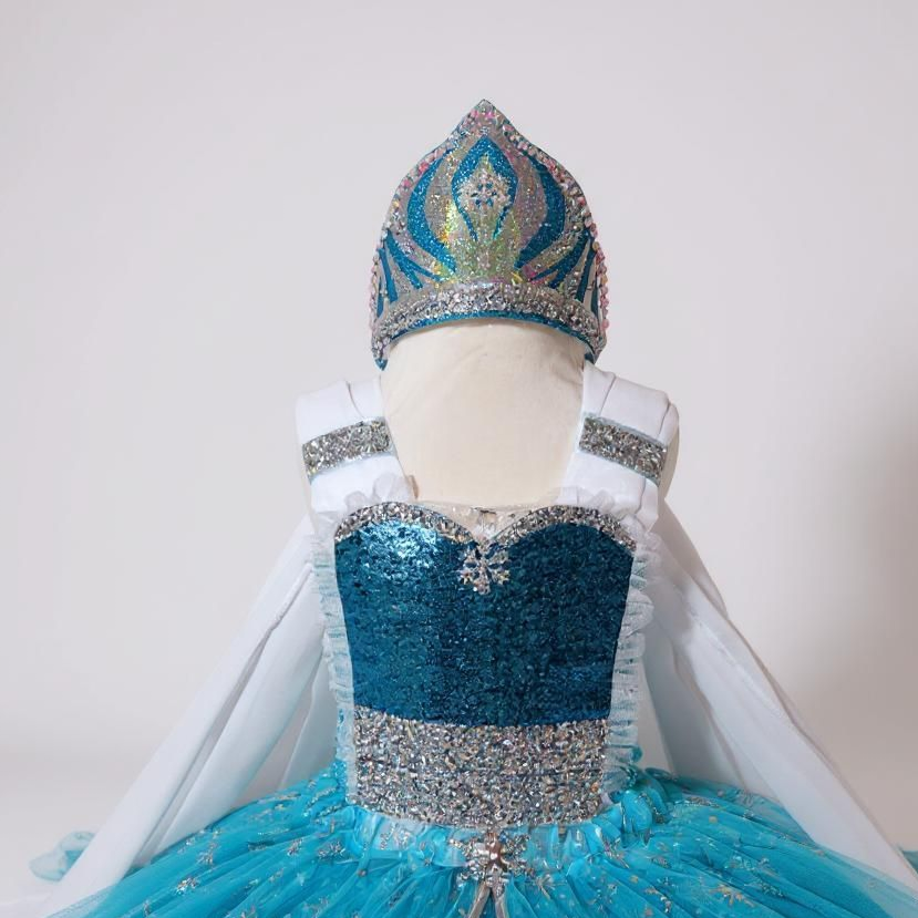 Disney Princess Elsa Frozen Inspired Blue Tutu Dress