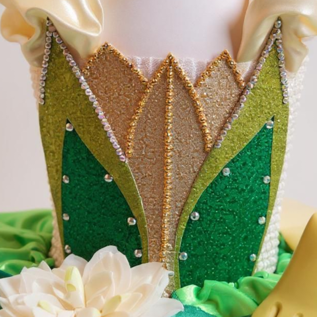 Disney Princess Tiana The Princess and the Frog Inspired Tutu Dress