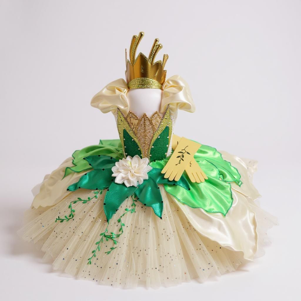 Disney Princess Tiana The Princess and the Frog Inspired Tutu Dress