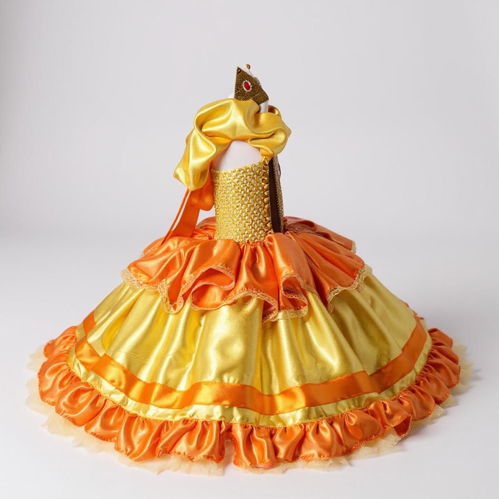 Deluxe Princess Daisy Super Mario Inspired Tutu Dress