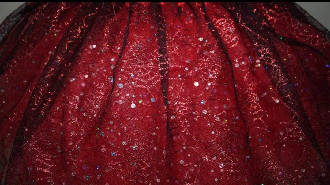 Red and Black Vampire Bat Tutu Dress