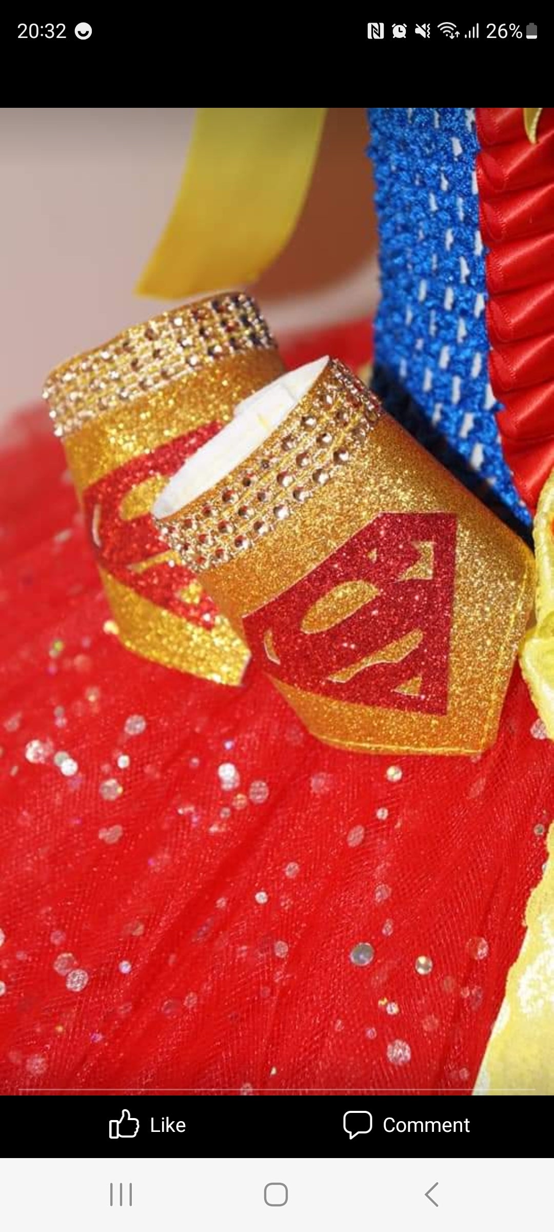 Superman Superhero Tutu Dress