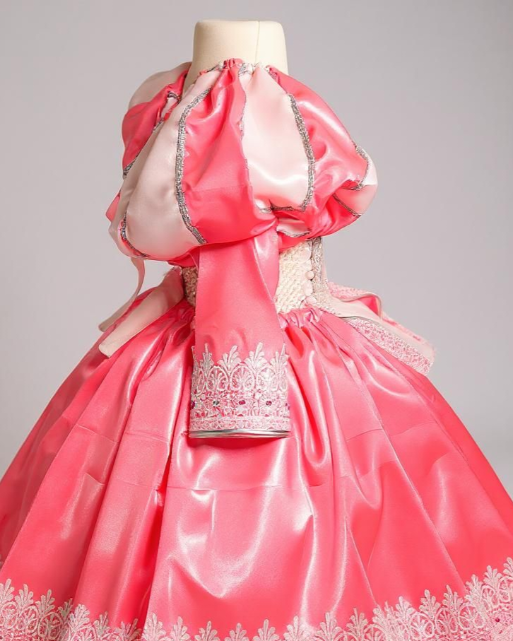 Deluxe Disney Princess Ariel The Little Mermaid Pink Ballgown Tutu Dress