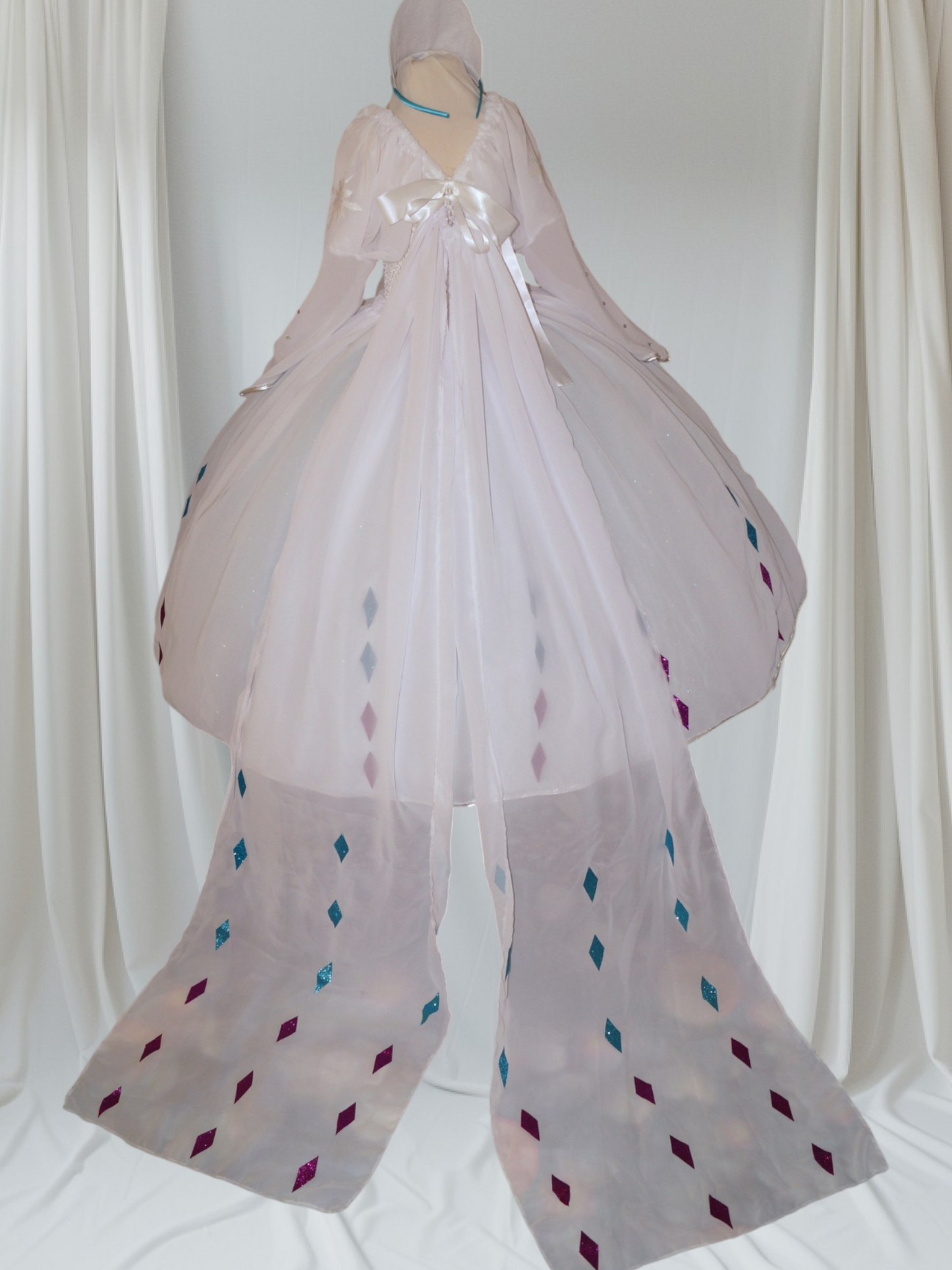 Disney Princess Queen Elsa White Frozen 2 Inspired Tutu Dress