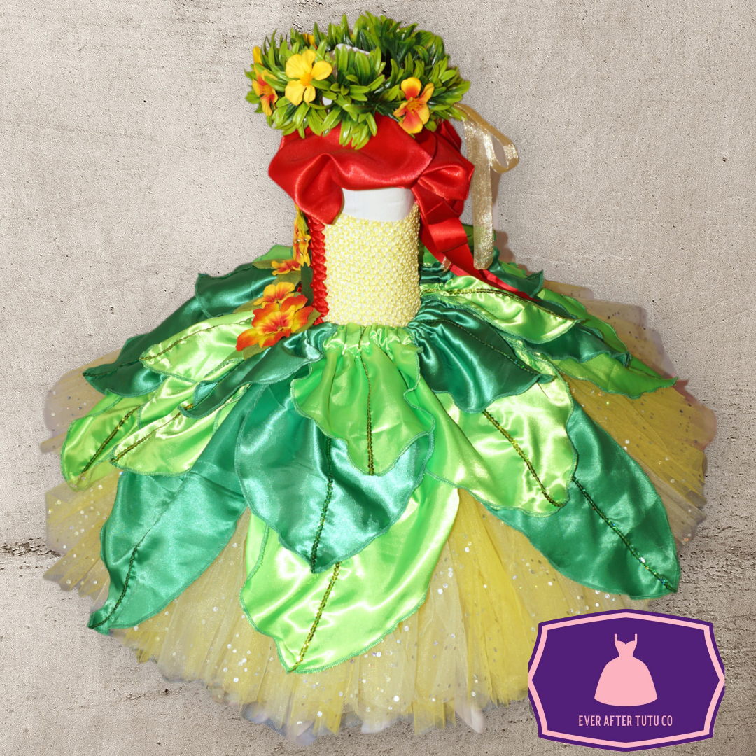 Hawaiian Island Inspired Tutu Dress