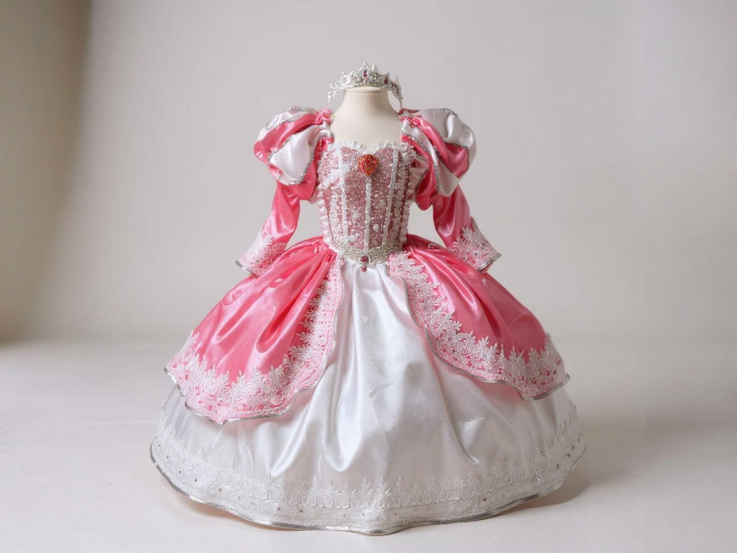 Deluxe Disney Princess Ariel The Little Mermaid Pink Ballgown Tutu Dress