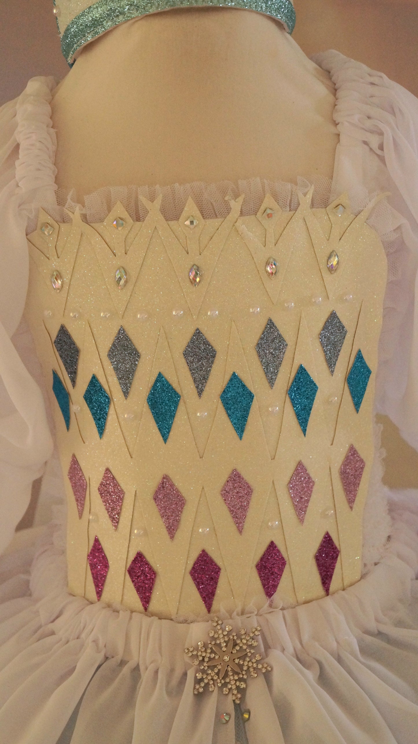 Disney Princess Queen Elsa White Frozen 2 Inspired Tutu Dress