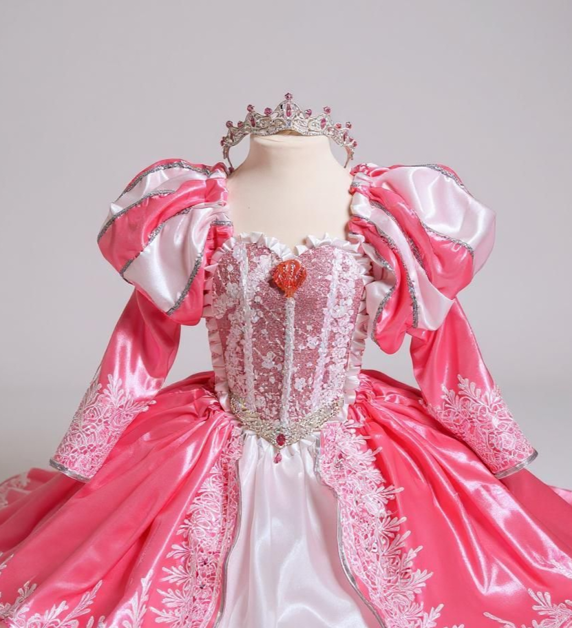 Deluxe Disney Princess Ariel The Little Mermaid Pink Ballgown Tutu Dress