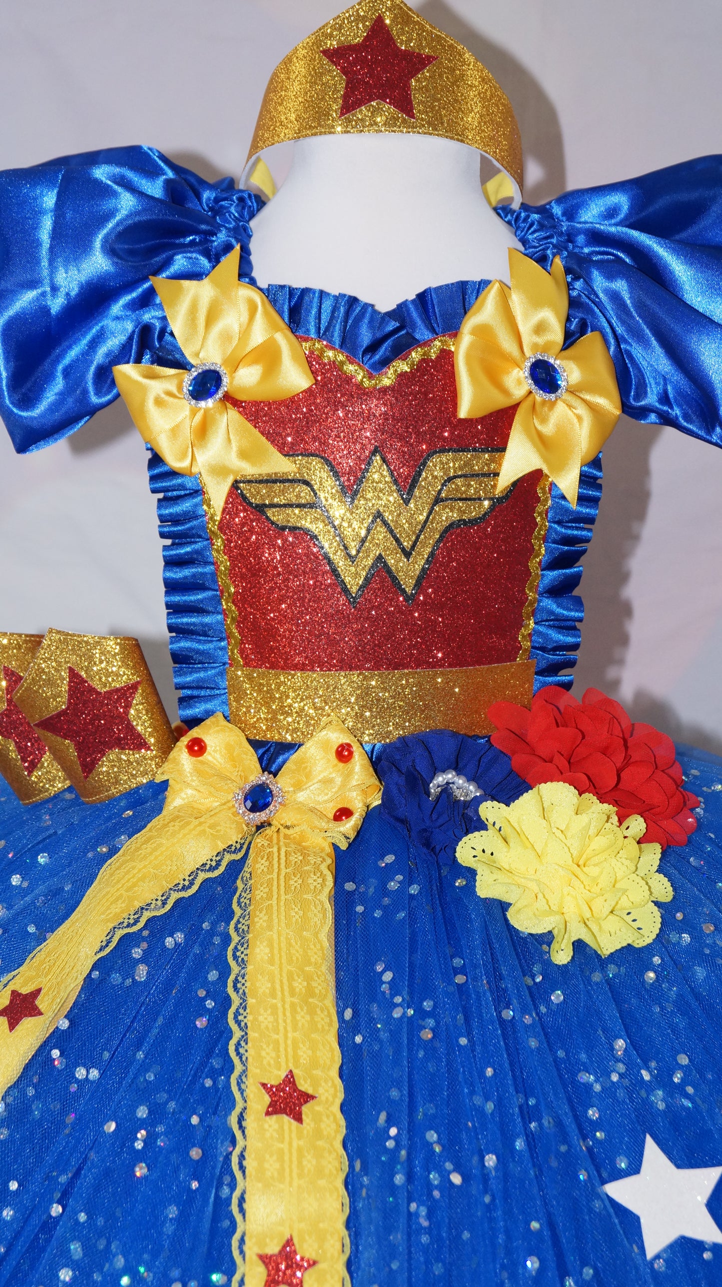 Wonder Woman Superhero Tutu Dress