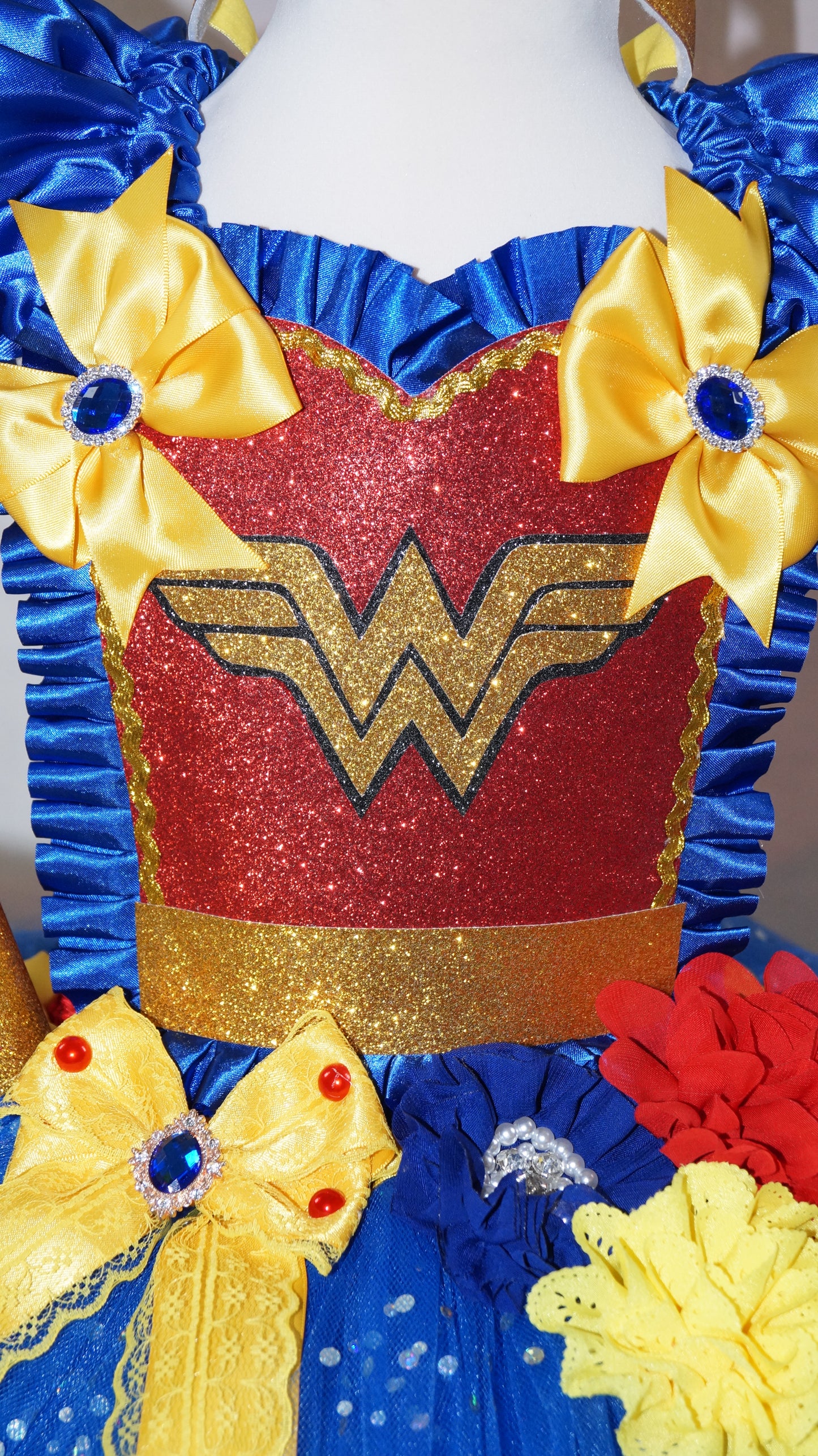 Wonder Woman Superhero Tutu Dress