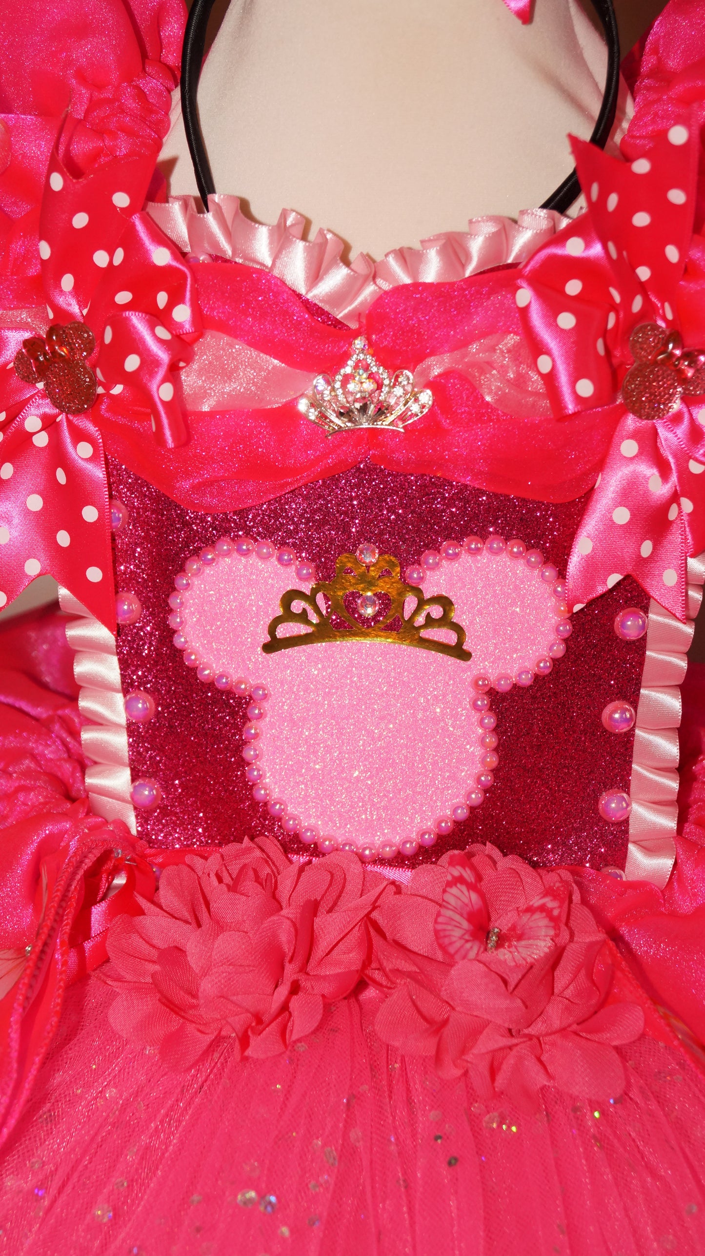 Disney Minnie Mouse Bright Pink Tutu Dress