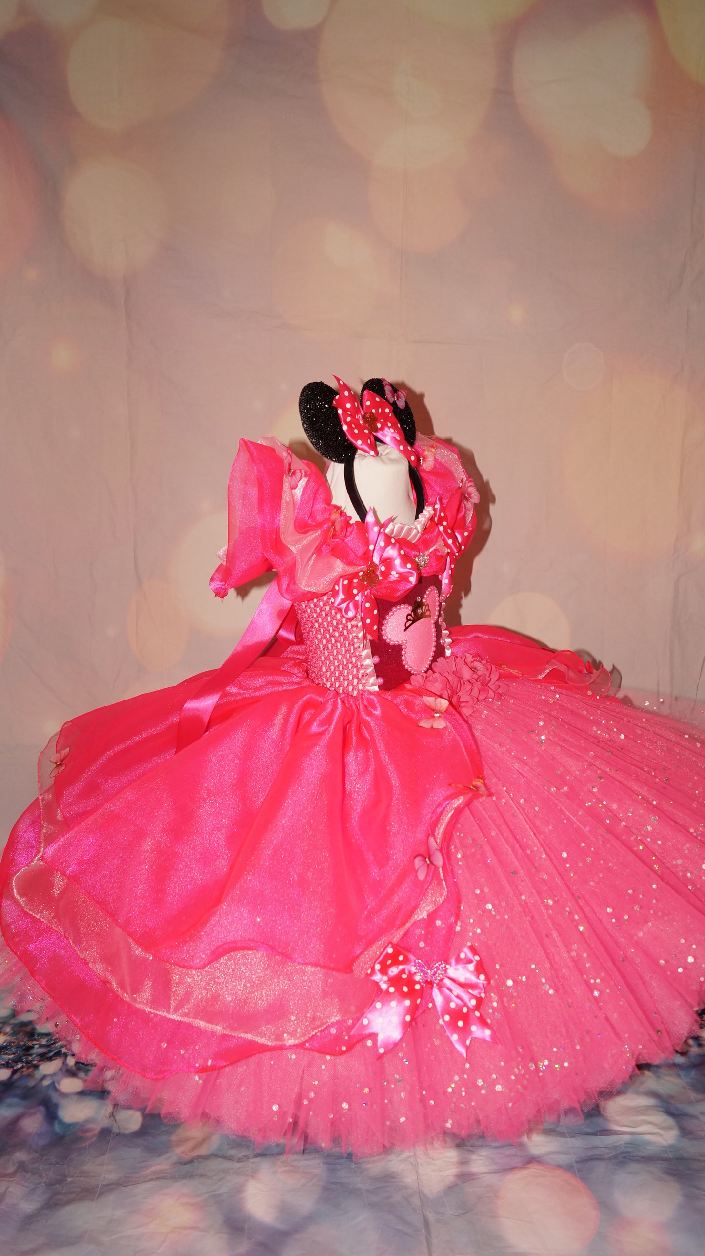 Disney Minnie Mouse Bright Pink Tutu Dress