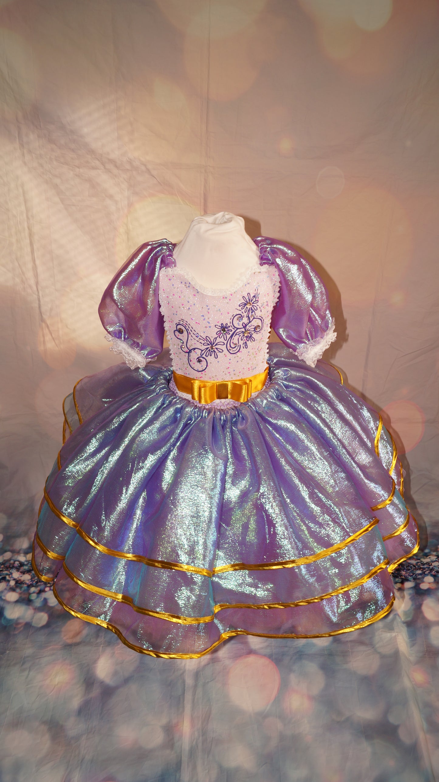 Princess Disney World 50th Anniversary Celebration Minnie Mouse Tutu Dress