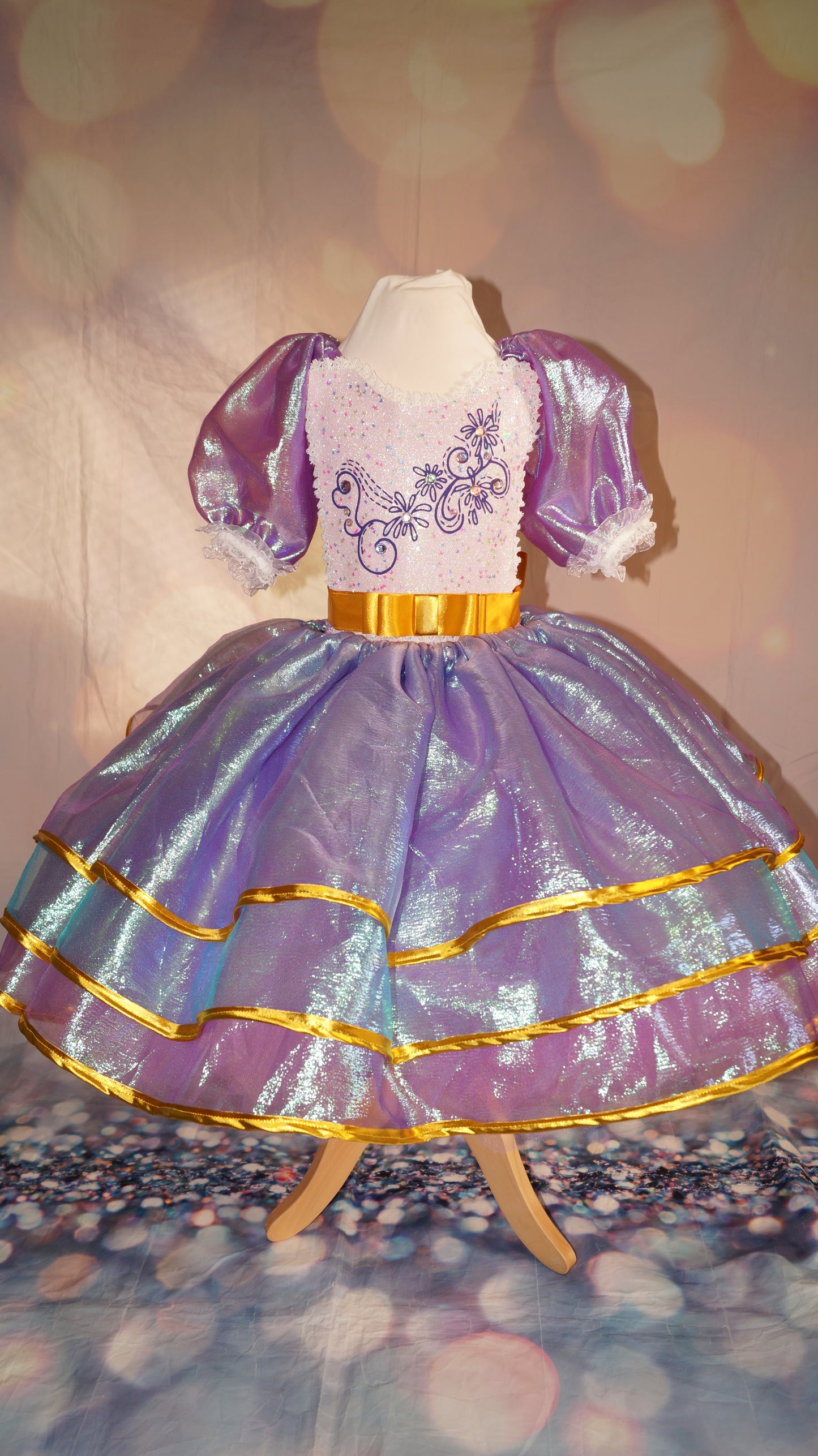 Princess Disney World 50th Anniversary Celebration Minnie Mouse Tutu Dress