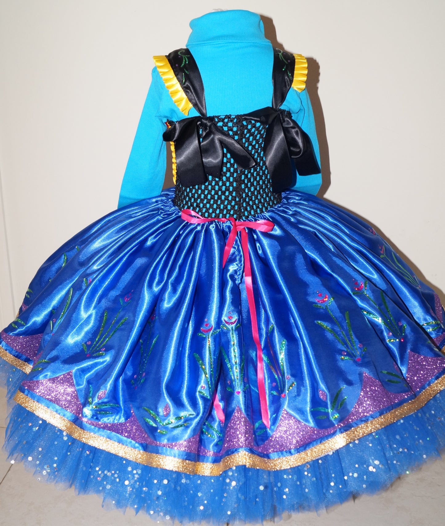 Disney Princess Anna Frozen Inspired Tutu Dress