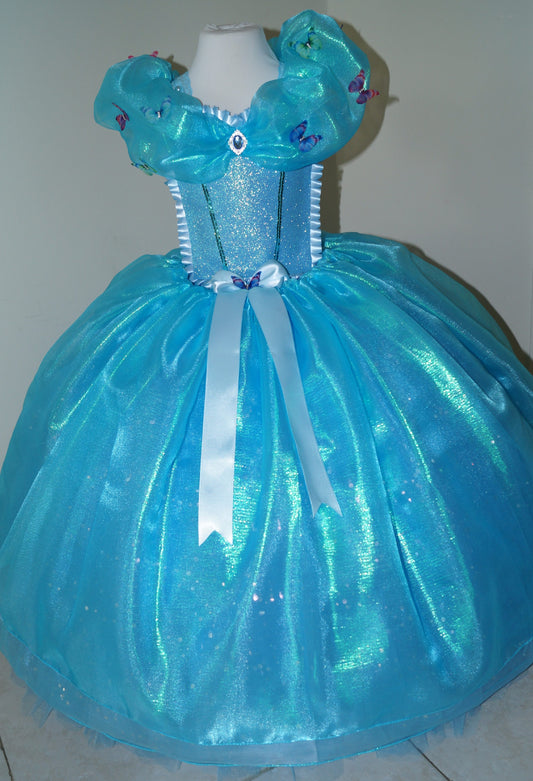 Disney Princess Cinderella Sparkle Butterfly Tutu Dress