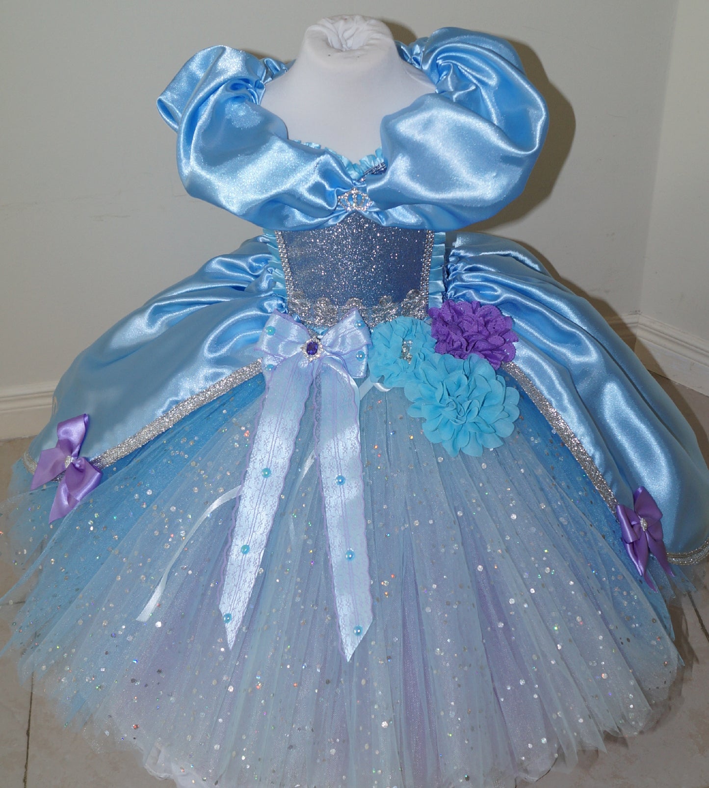 Disney Princess Blue and Lilac Cinderella Tutu Dress