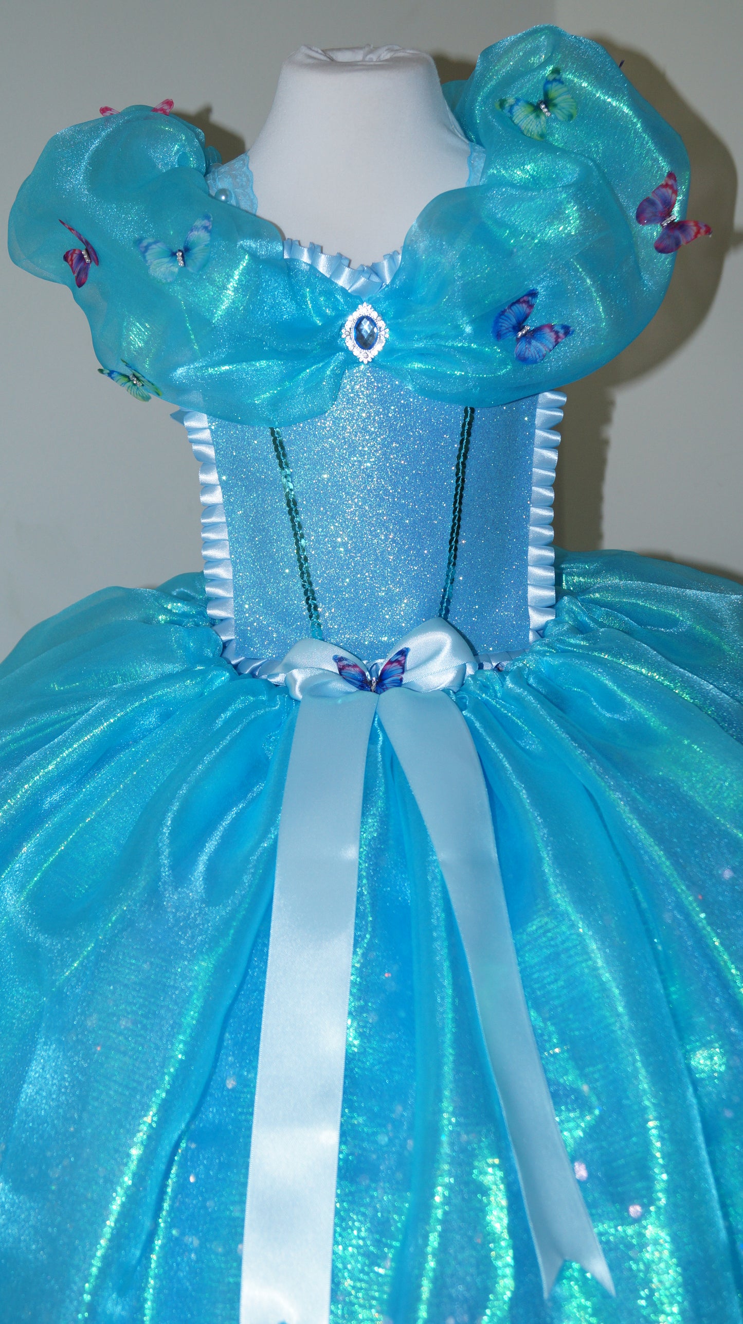 Disney Princess Cinderella Sparkle Butterfly Tutu Dress