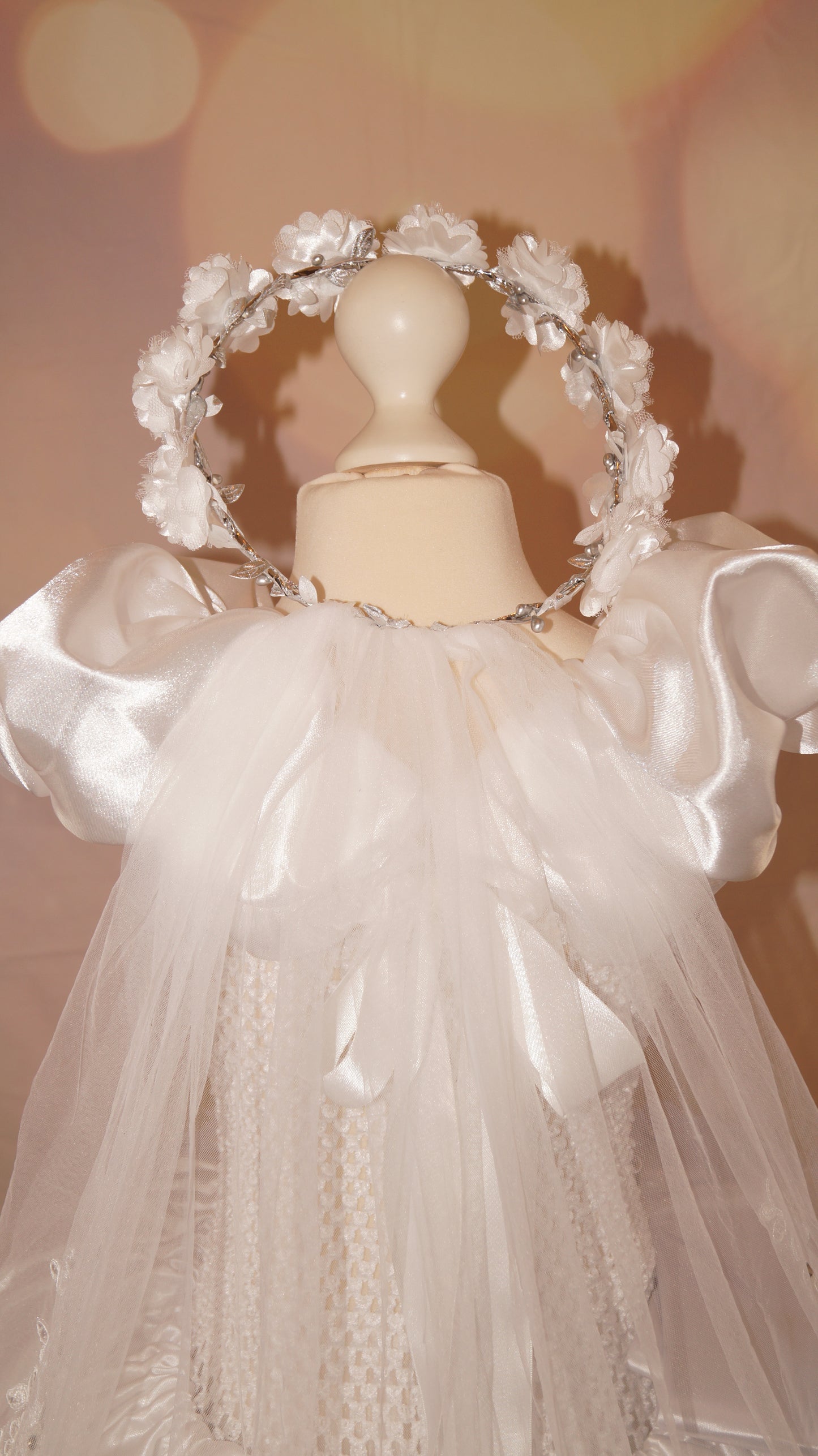 White Holy Communion Flowergirl Inspired Tutu Dress