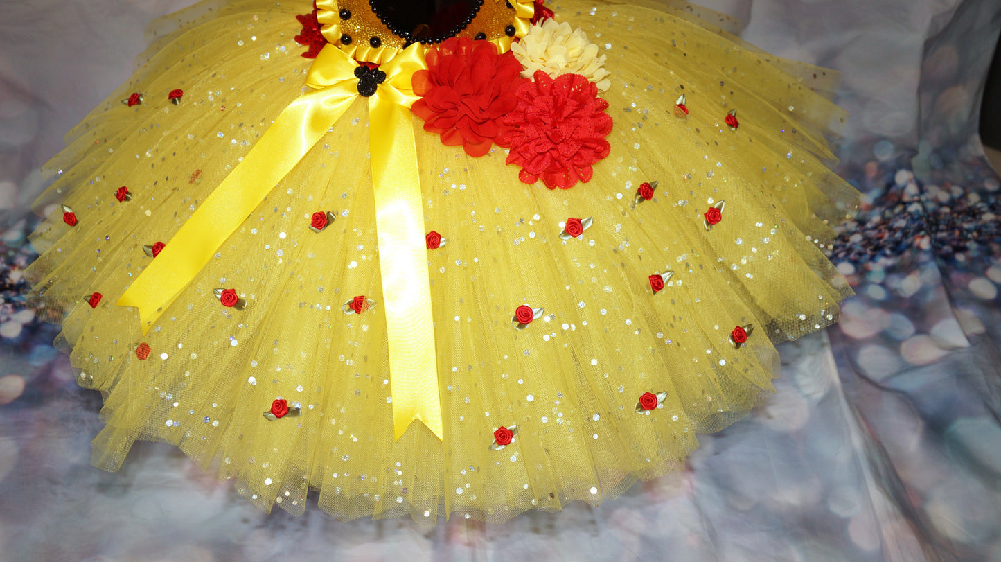 Disney Yellow Minnie Mouse Inspired Tutu Dress