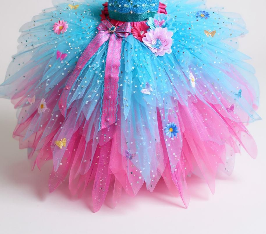 Trolls Poppy Inspired Tutu Dress