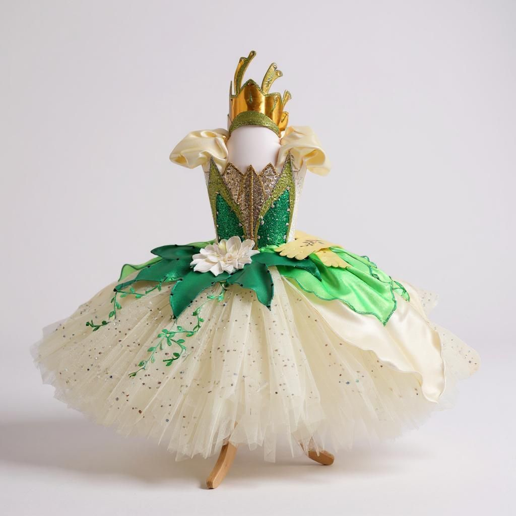 Disney Princess Tiana The Princess and the Frog Inspired Tutu Dress