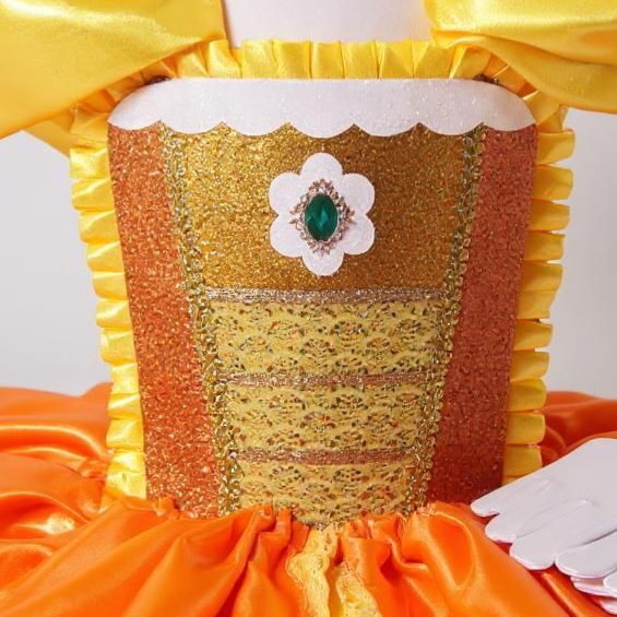 Deluxe Princess Daisy Super Mario Inspired Tutu Dress