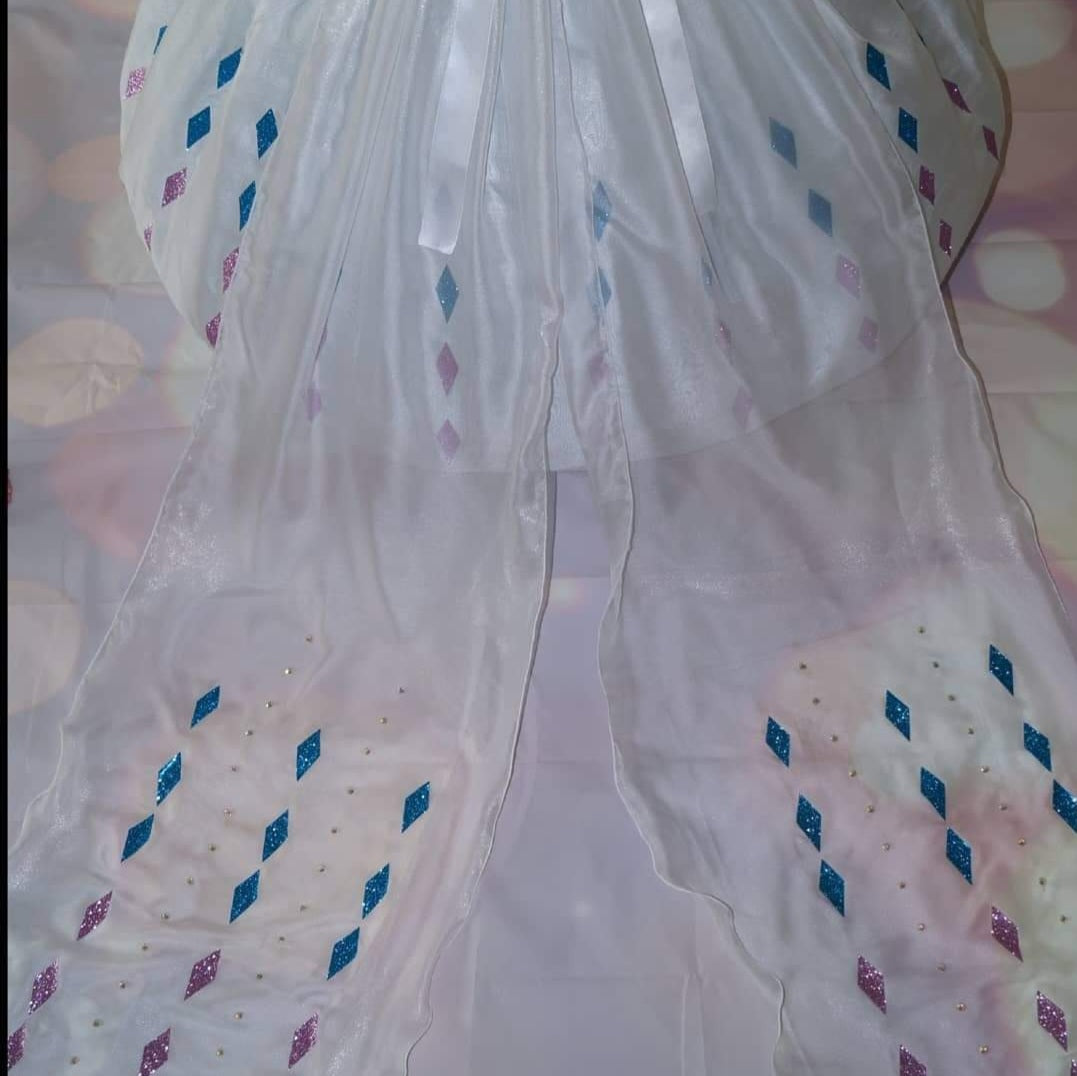 Disney Princess Queen Elsa White Frozen 2 Inspired Tutu Dress