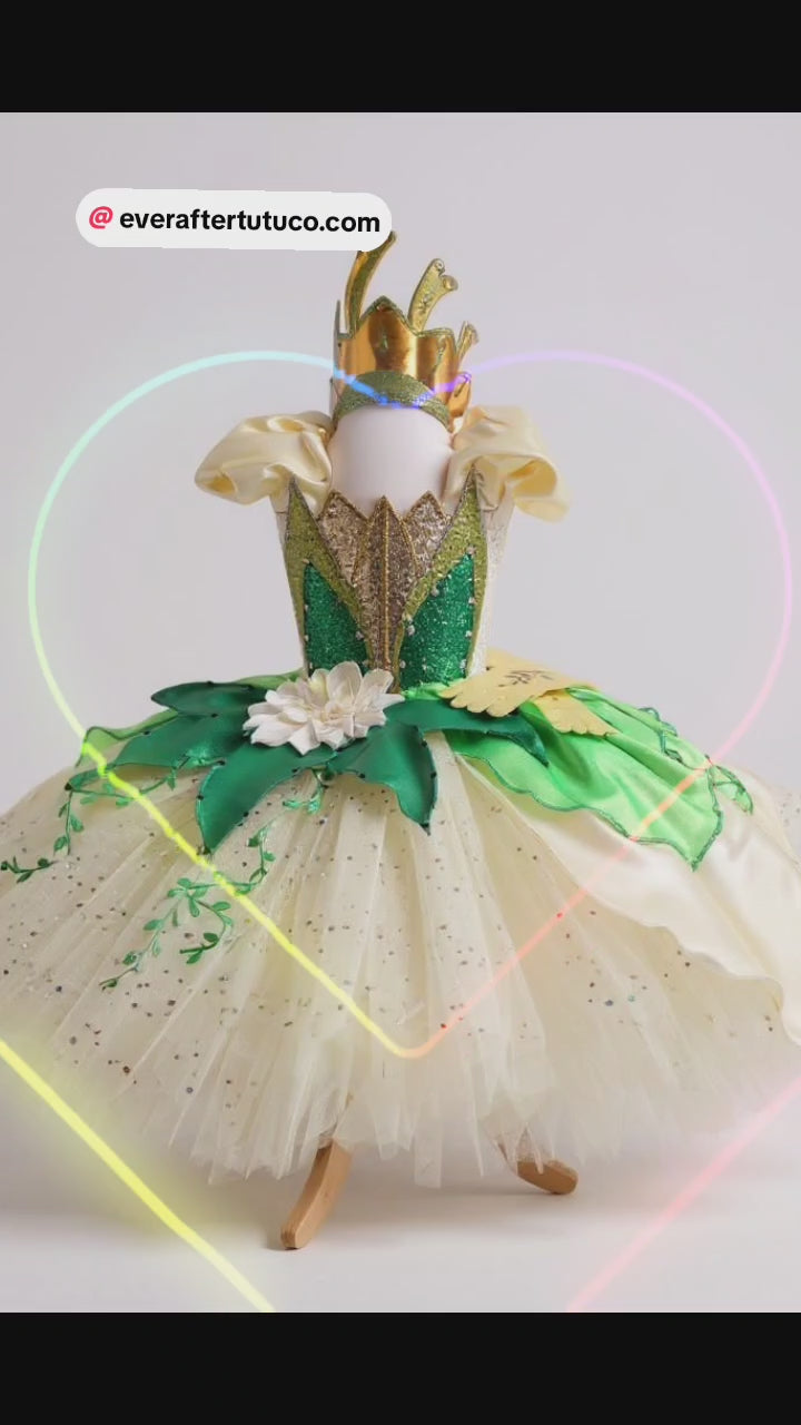 disney tiana princess dress 4 5% Spandex Tulle Disney Princess Tiana Dress with