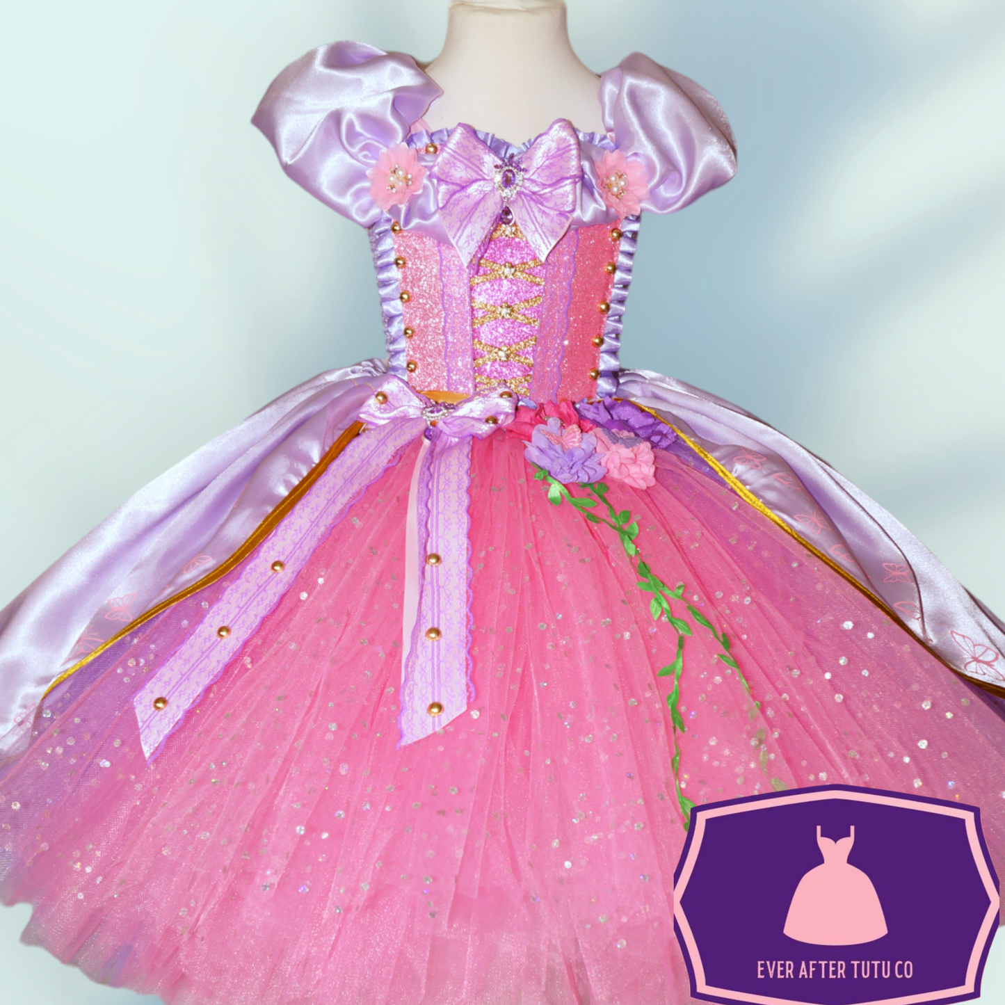 Disney Princess Rapunzel Tangled Inspired Tutu Dress