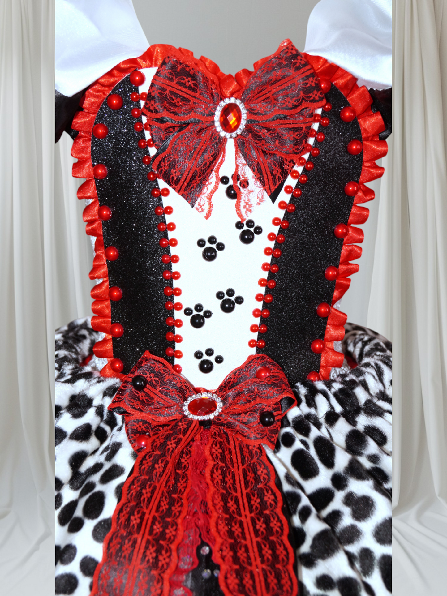 Disney Princess Cruella De Vil Inspired 101 Dalmations Tutu Dress