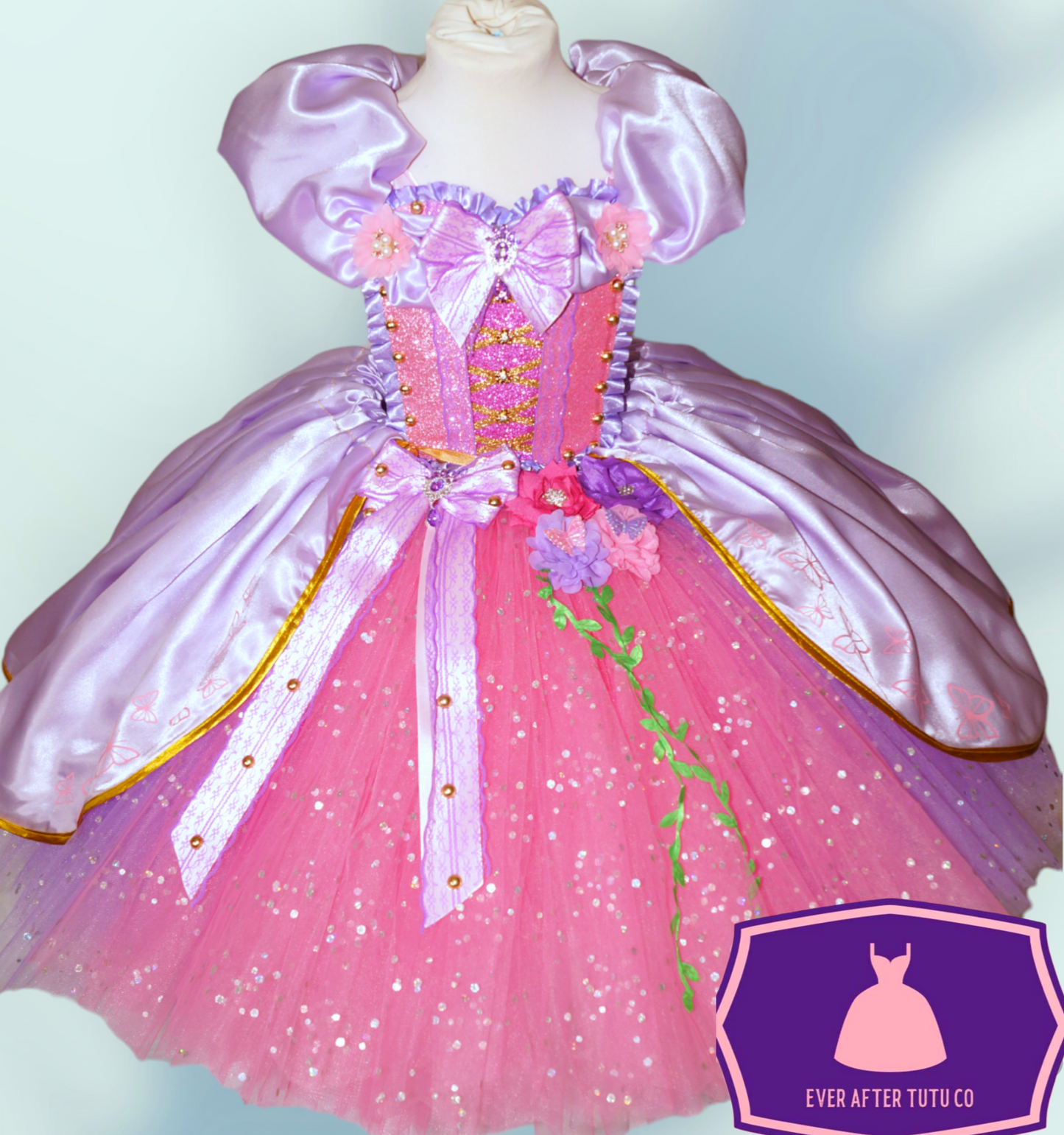 Disney Princess Rapunzel Tangled Inspired Tutu Dress