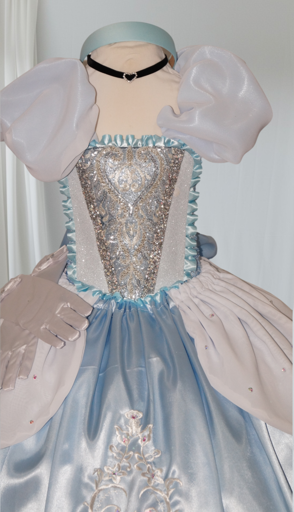 Deluxe Disney Cinderella Lace Ballgown Tutu Dress