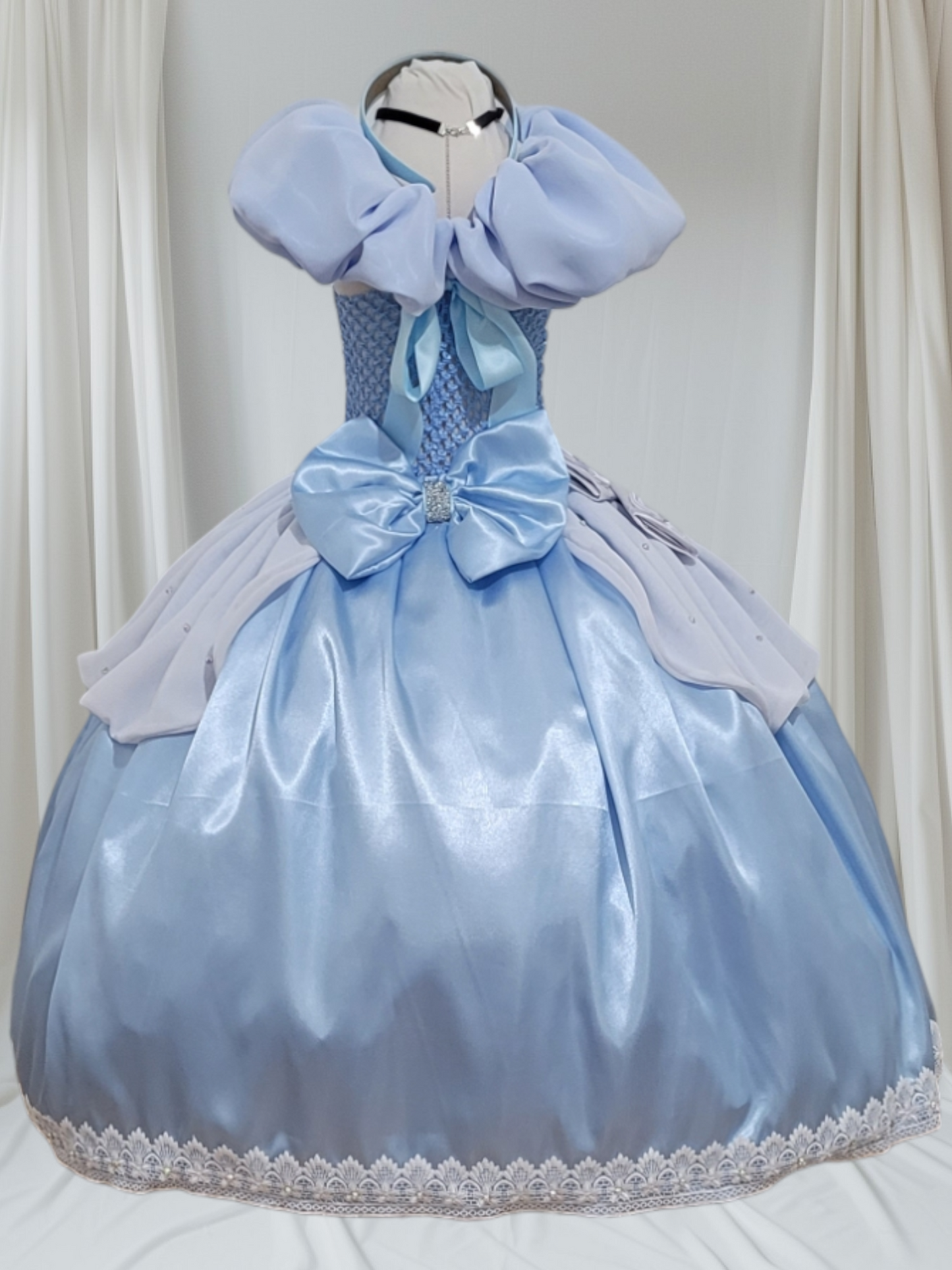 Deluxe Disney Cinderella Lace Ballgown Tutu Dress