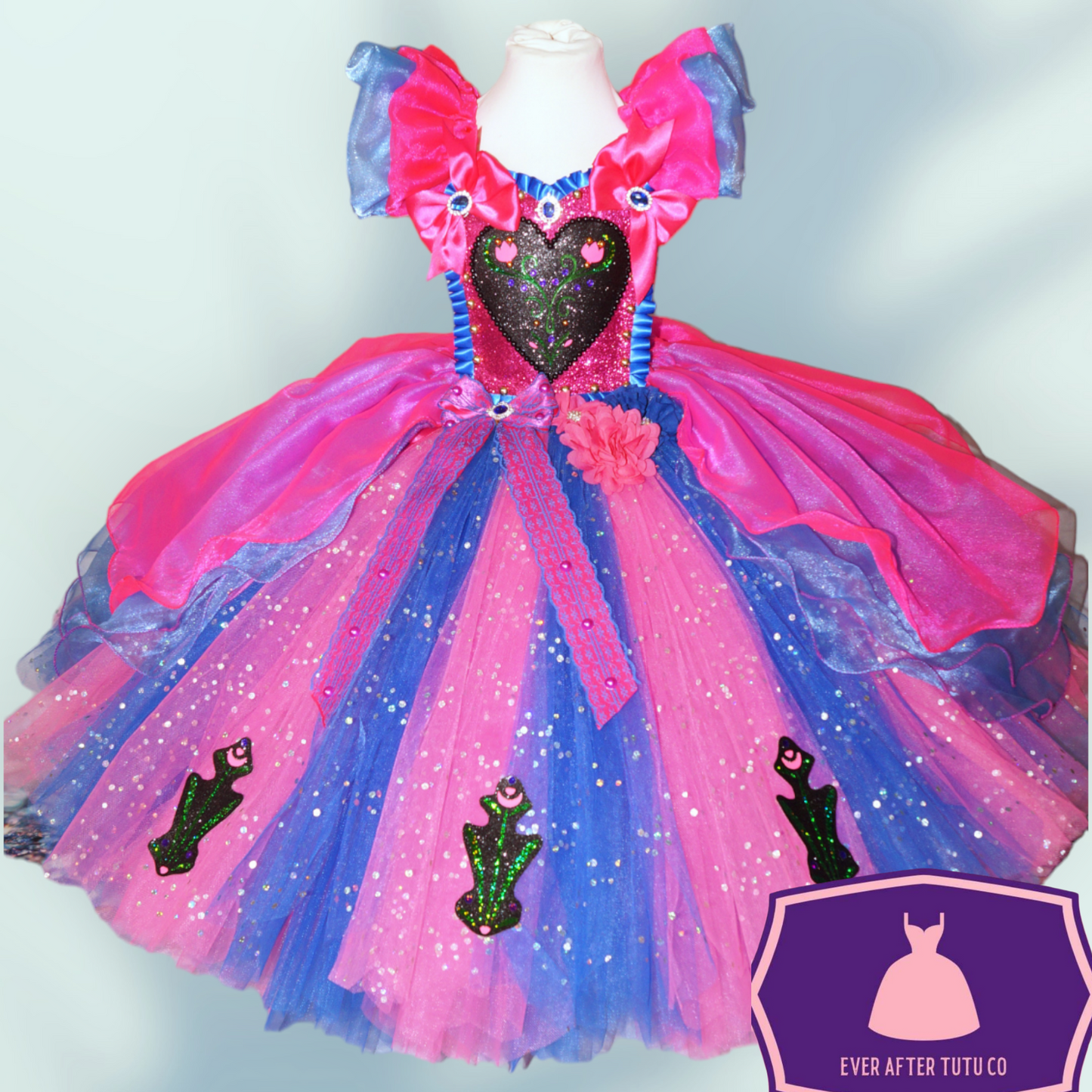 Disney Princess Anna Frozen Inspired Tutu Dress