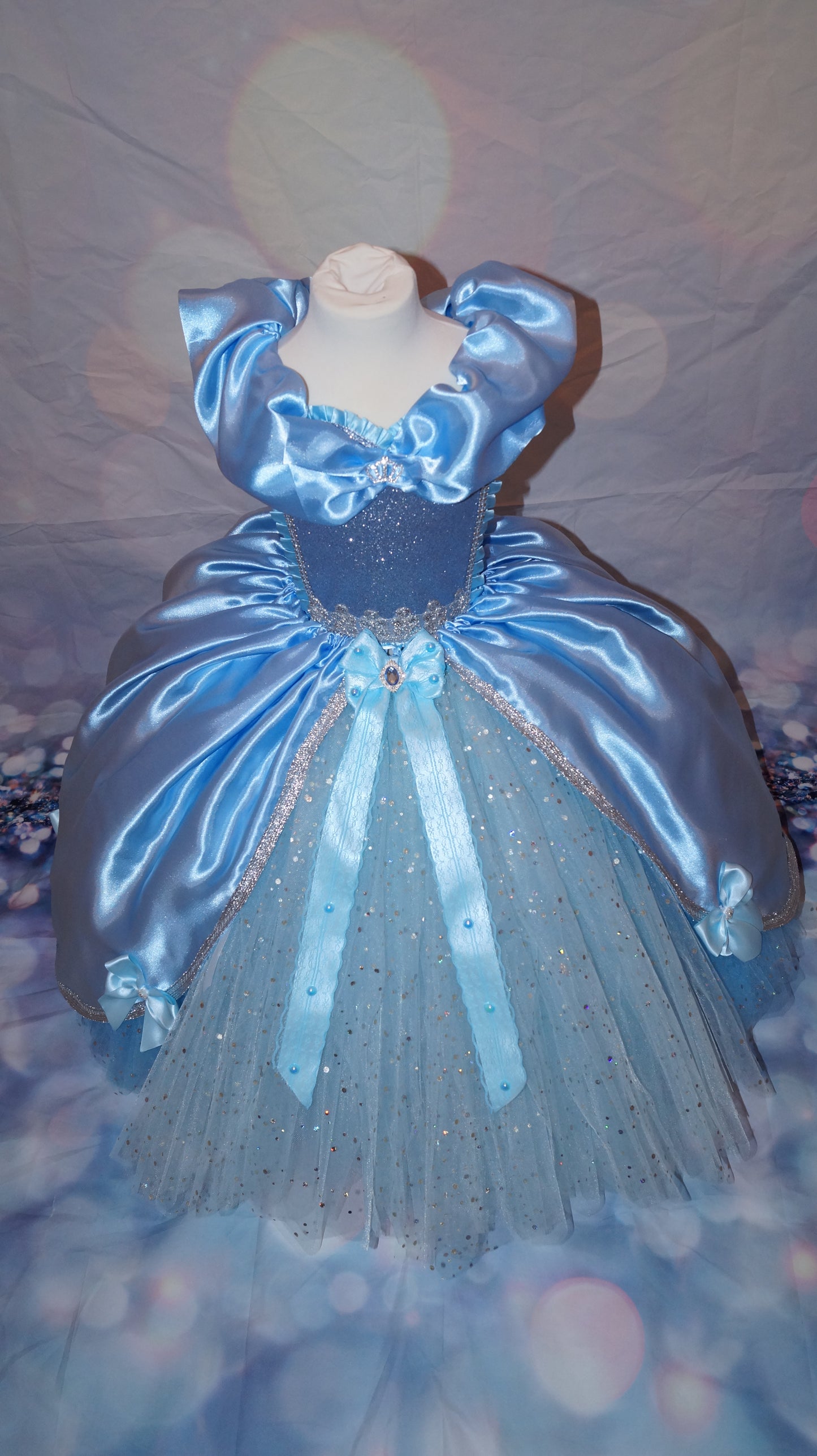 Disney Princess Blue and Silver Cinderella Tutu Dress