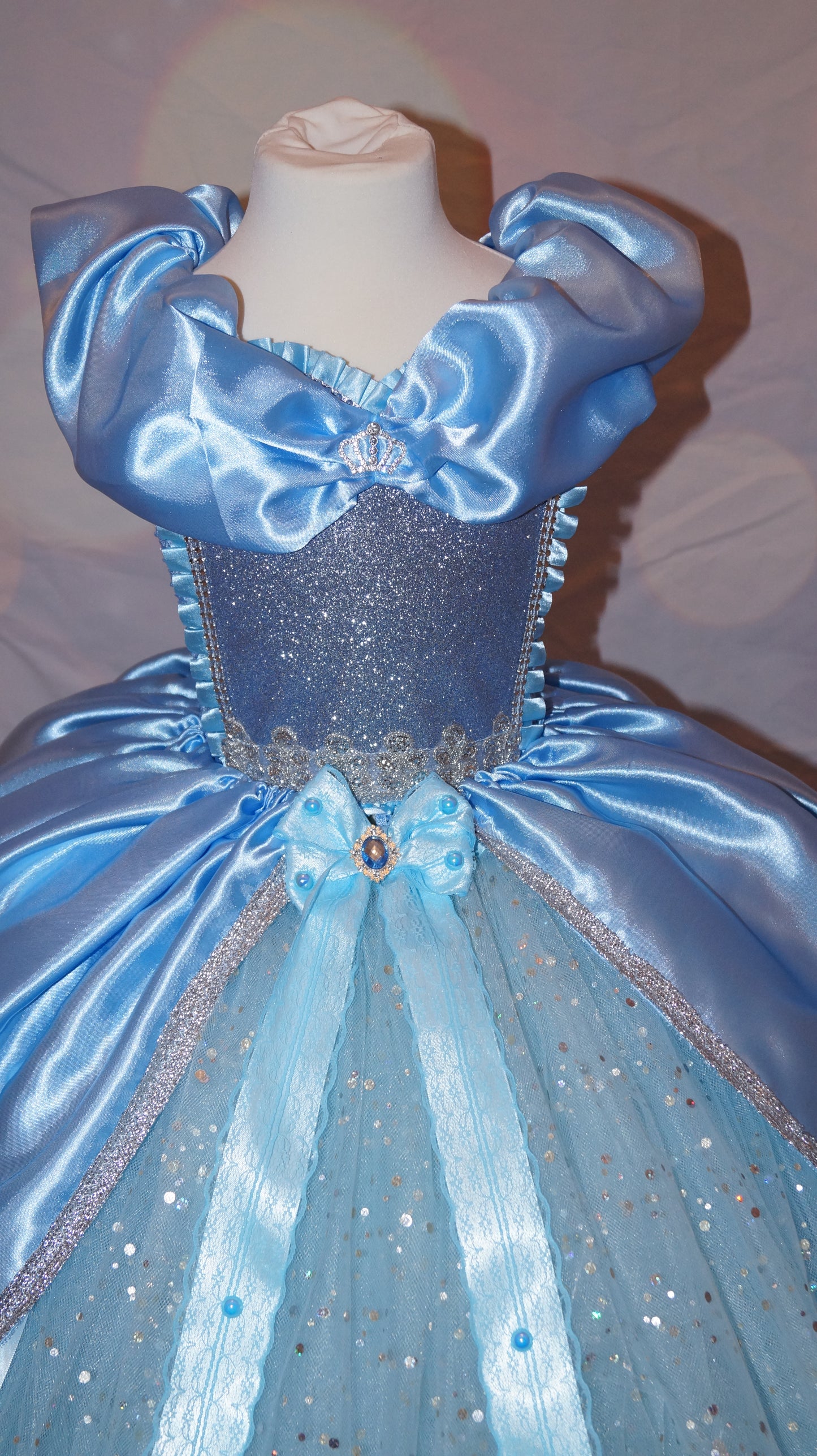 Disney Princess Blue and Silver Cinderella Tutu Dress